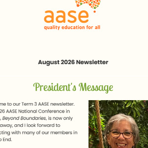 AASE newsletter August 2026
